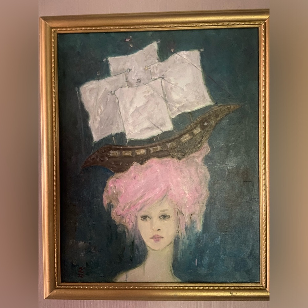 SOLS///Vintage original oil painting////SOLD